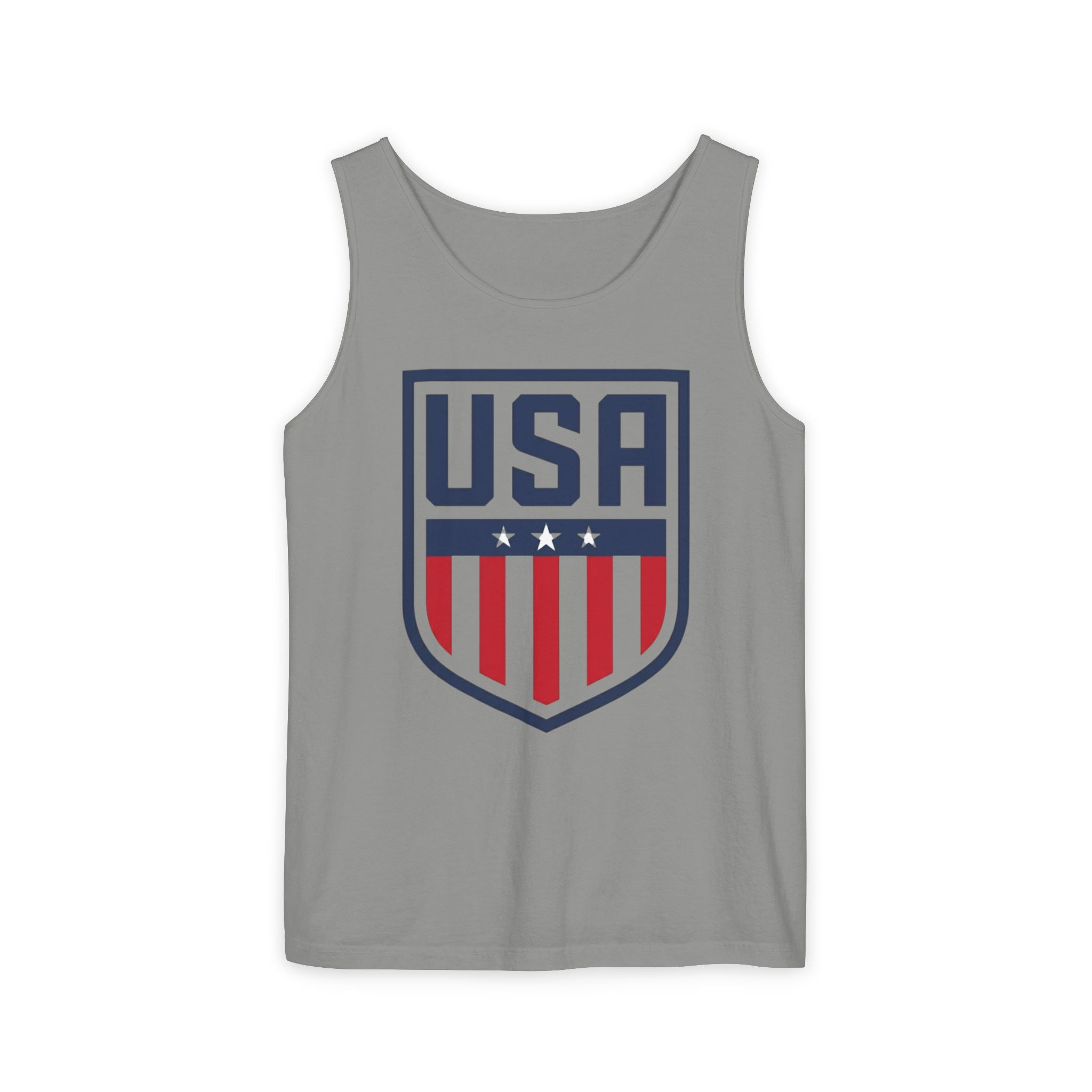 USA Shield Tank Top — Patriotic American Flag Athletic Tank