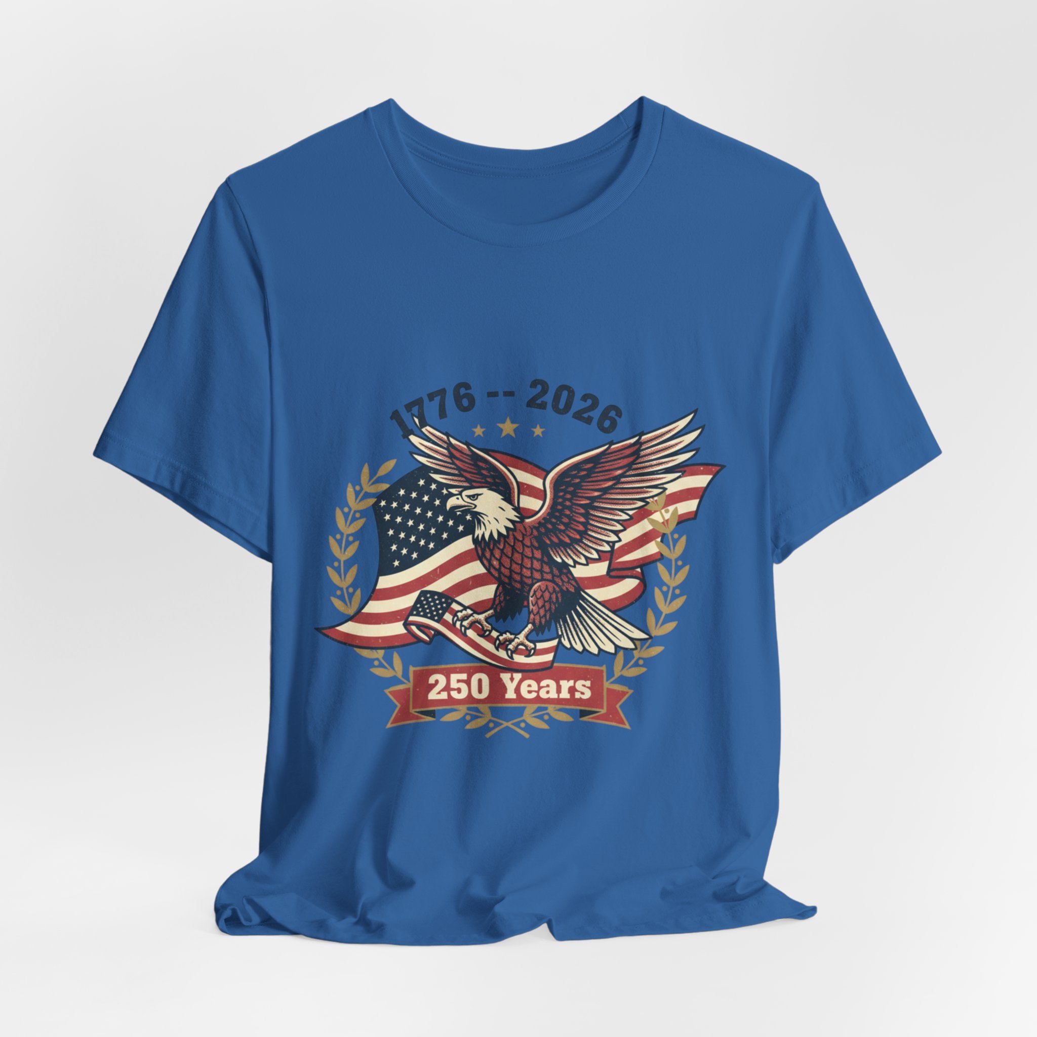 1776–2026 Eagle with American Flag T-Shirt | 250 Years Anniversary
