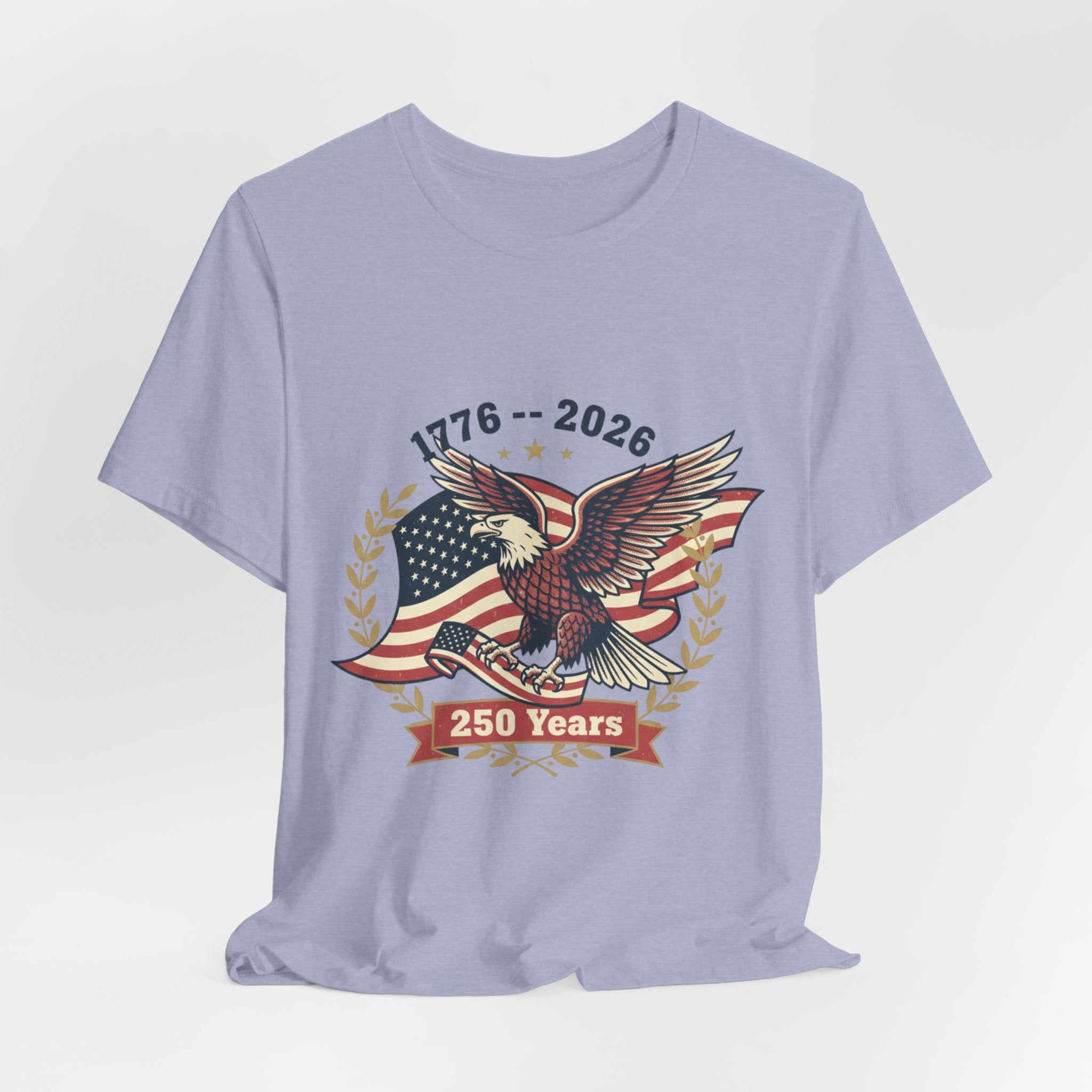 1776–2026 Eagle with American Flag T-Shirt | 250 Years Anniversary