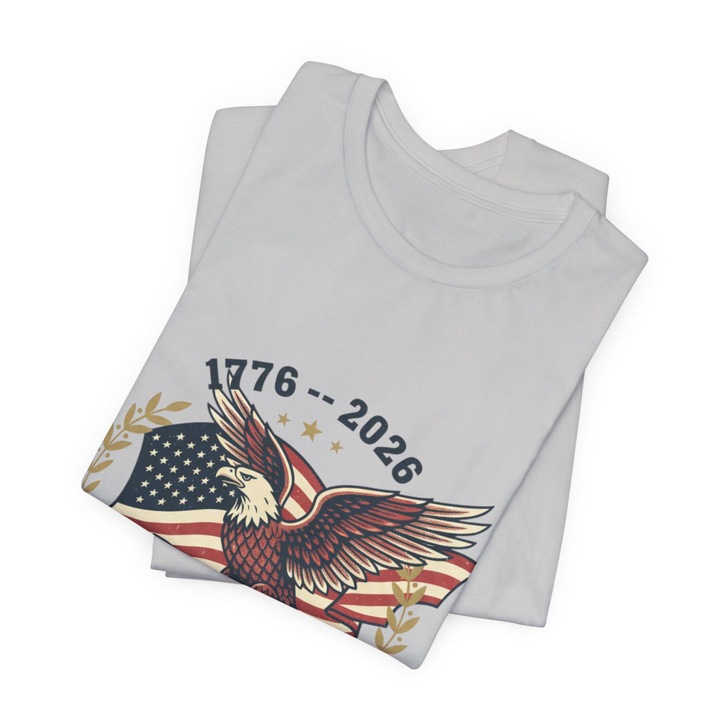 1776–2026 Eagle with American Flag T-Shirt | 250 Years Anniversary