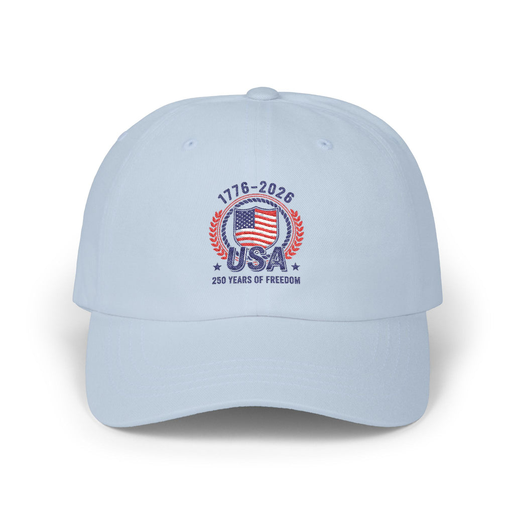 USA 250 Years Dad Cap — 1776-2026 Patriotic Baseball Hat