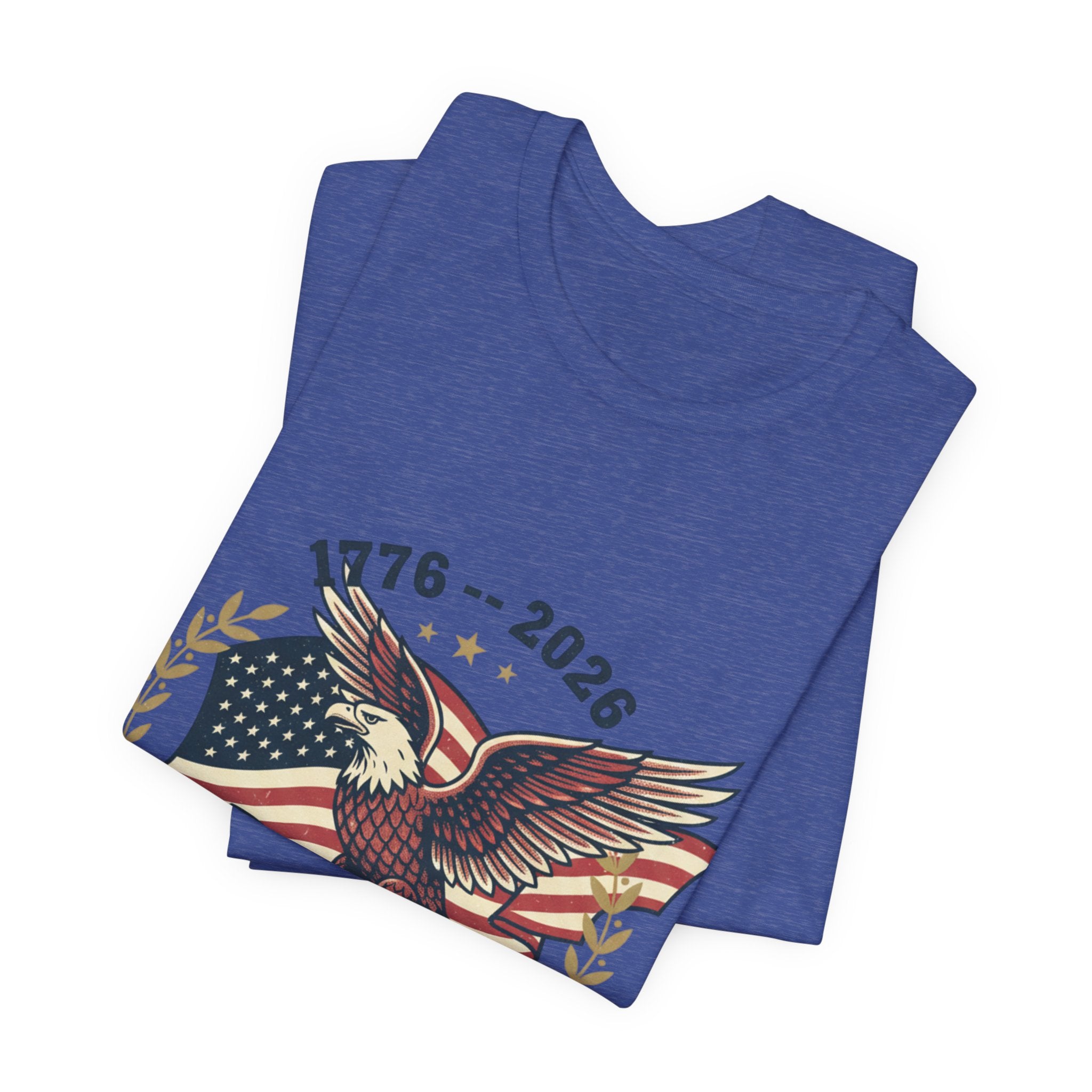 1776–2026 Eagle with American Flag T-Shirt | 250 Years Anniversary