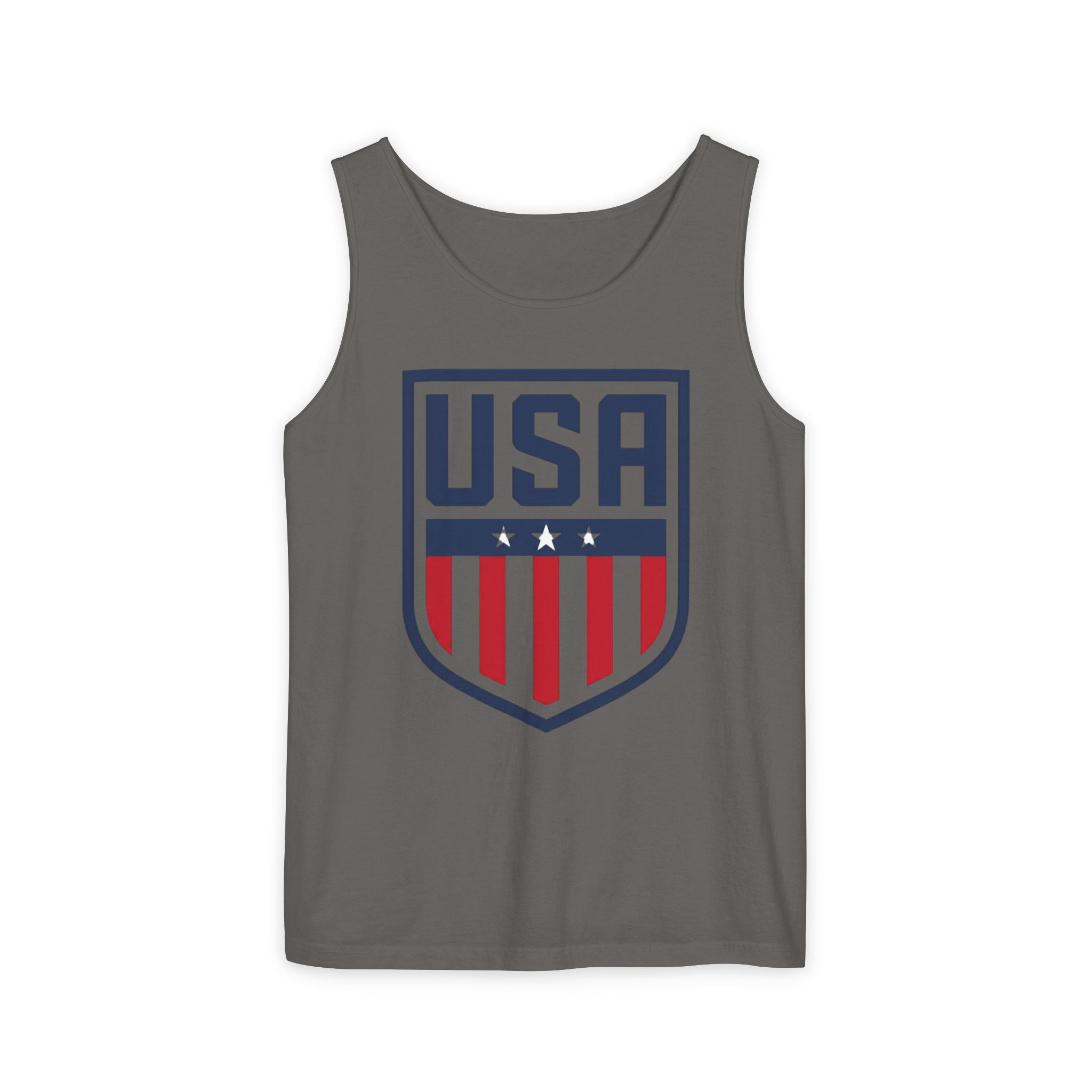 USA Shield Tank Top — Patriotic American Flag Athletic Tank