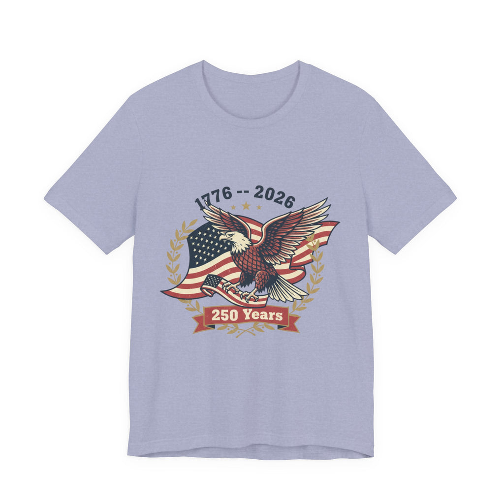 1776–2026 Eagle with American Flag T-Shirt | 250 Years Anniversary
