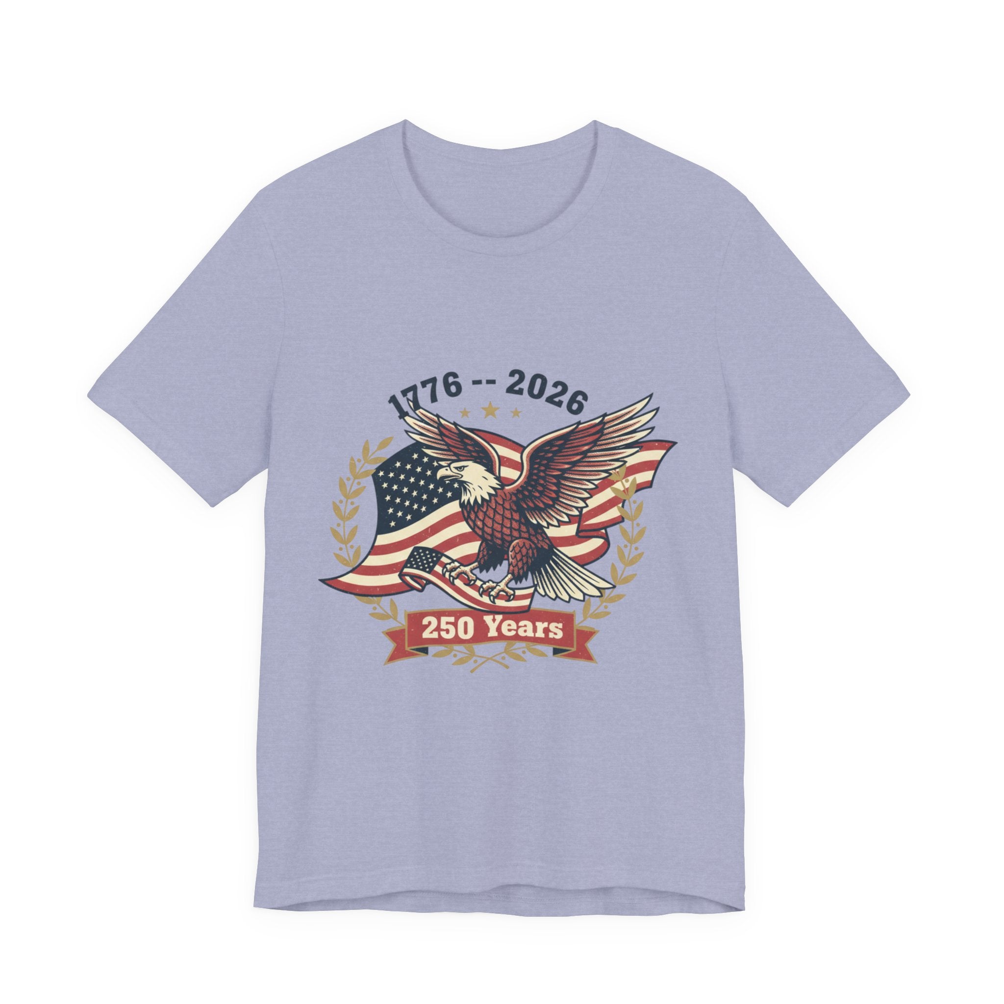 1776–2026 Eagle with American Flag T-Shirt | 250 Years Anniversary