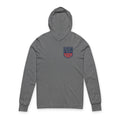 USA Shield Hooded Long Sleeve Tee