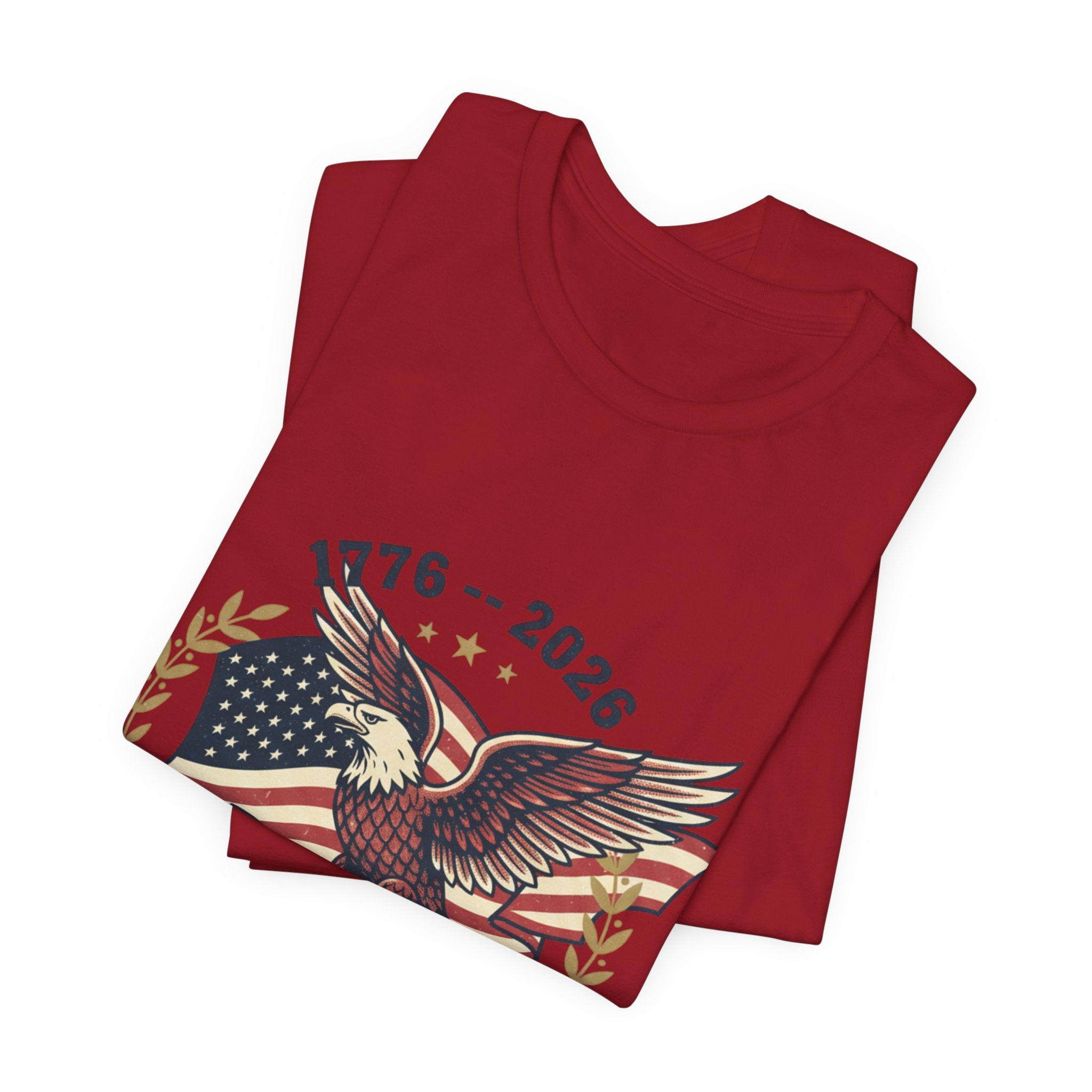 1776–2026 Eagle with American Flag T-Shirt | 250 Years Anniversary