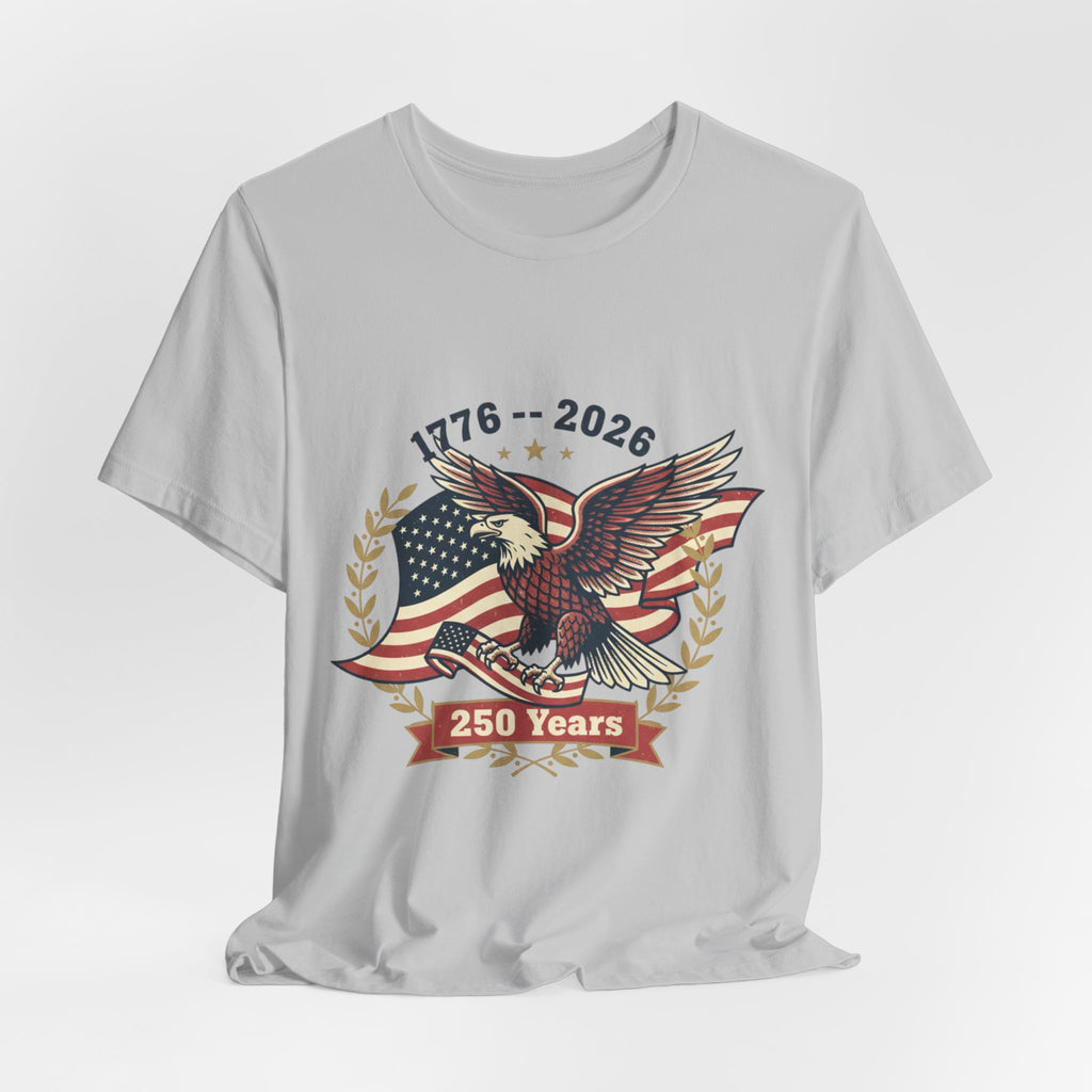 1776–2026 Eagle with American Flag T-Shirt | 250 Years Anniversary
