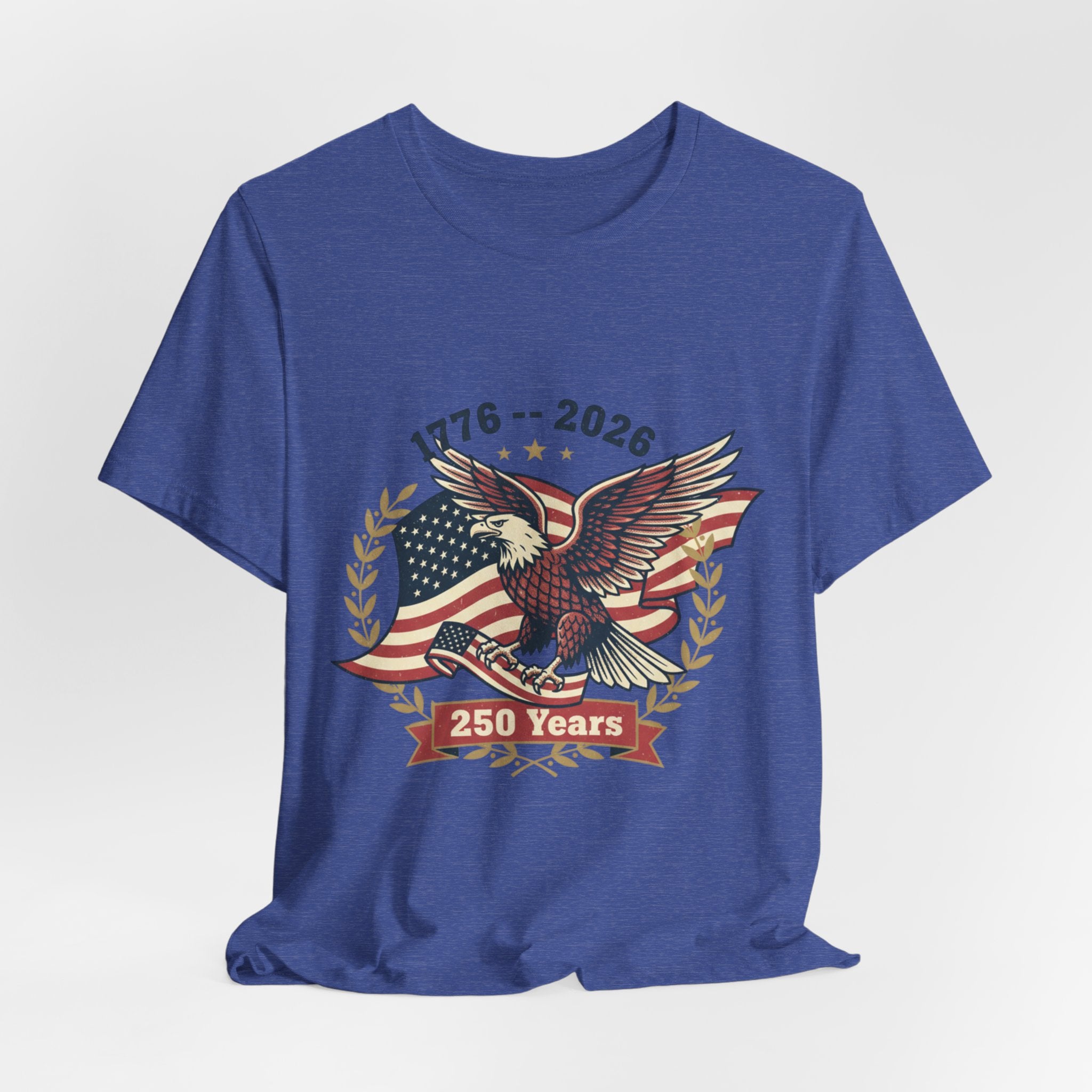 1776–2026 Eagle with American Flag T-Shirt | 250 Years Anniversary