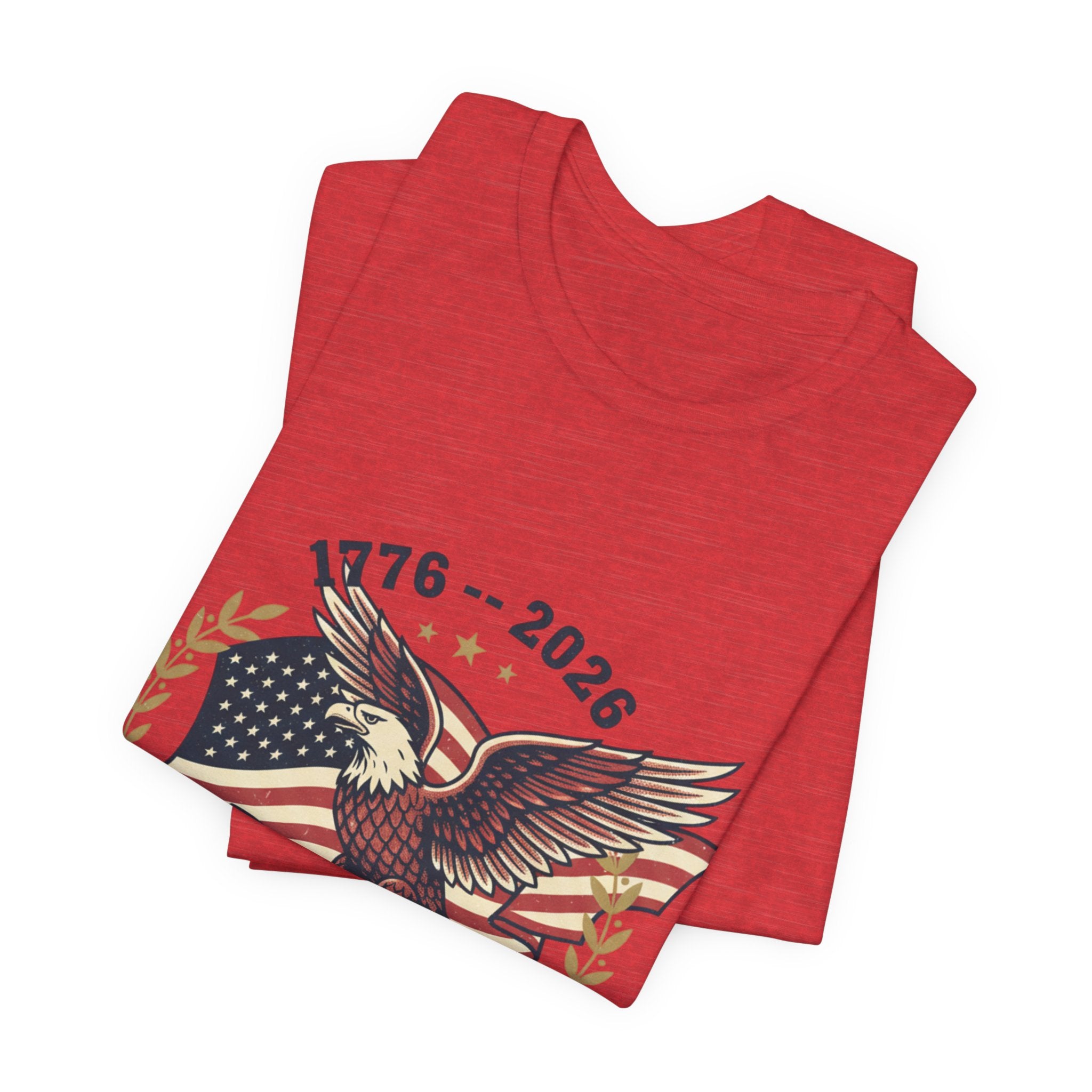 1776–2026 Eagle with American Flag T-Shirt | 250 Years Anniversary