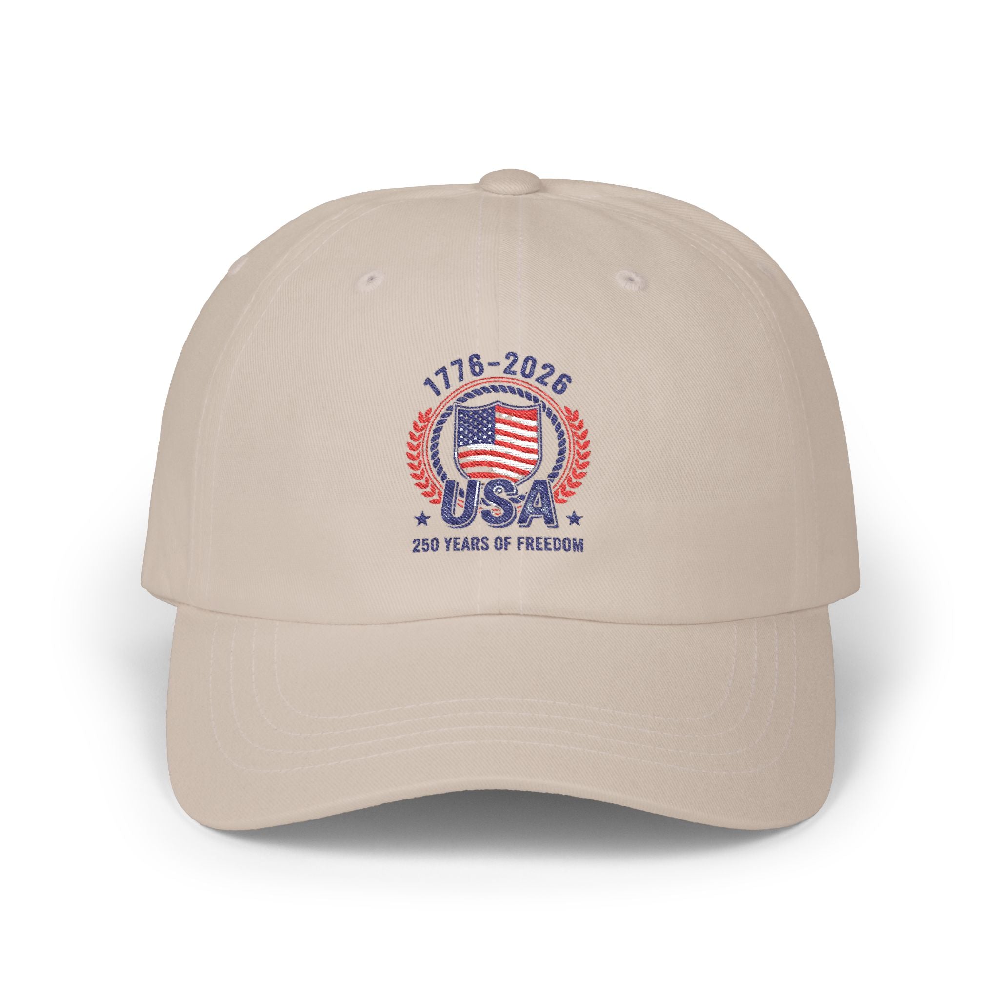 USA 250 Years Dad Cap — 1776-2026 Patriotic Baseball Hat
